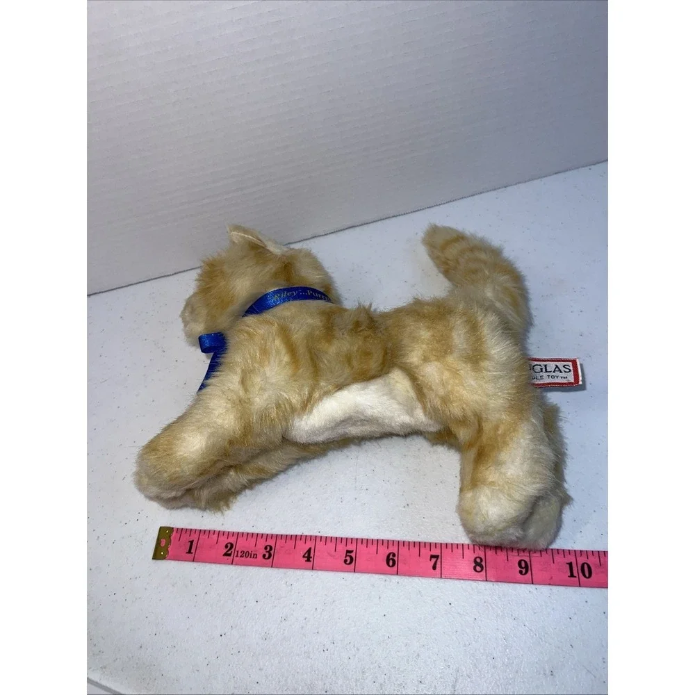 Douglas Orange Tabby Kitty Cat Plush Riley Blue Ribbon Revolution Advert Rare